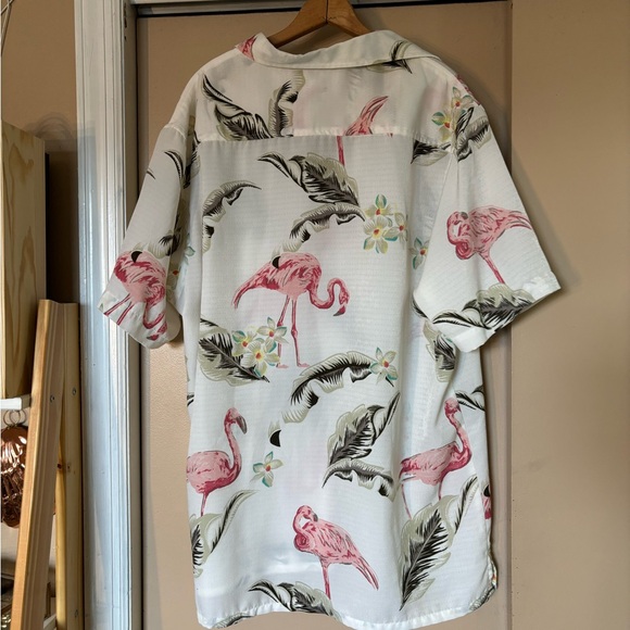 Croft & Barrow hawaiian flamingo shirt - Picture 12 of 12